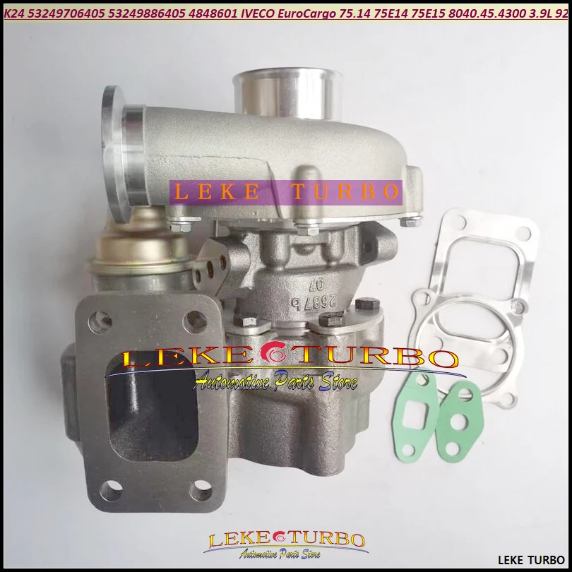 Free Ship K24 53249706405 53249886405 465379-0003 Turbo Turbocharger For IVECO Truck bus EuroCargo 75.14 75E14 75E15 3.9L 136HP