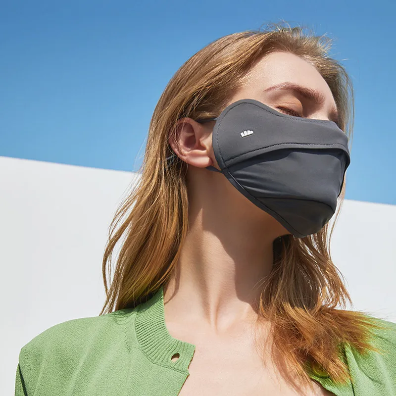 

Маска для лица Bananain с защитой от солнца, УФ-защита, дышащая, ультратонкая, для взрослых, для вождения, UPF50+, термостойкая