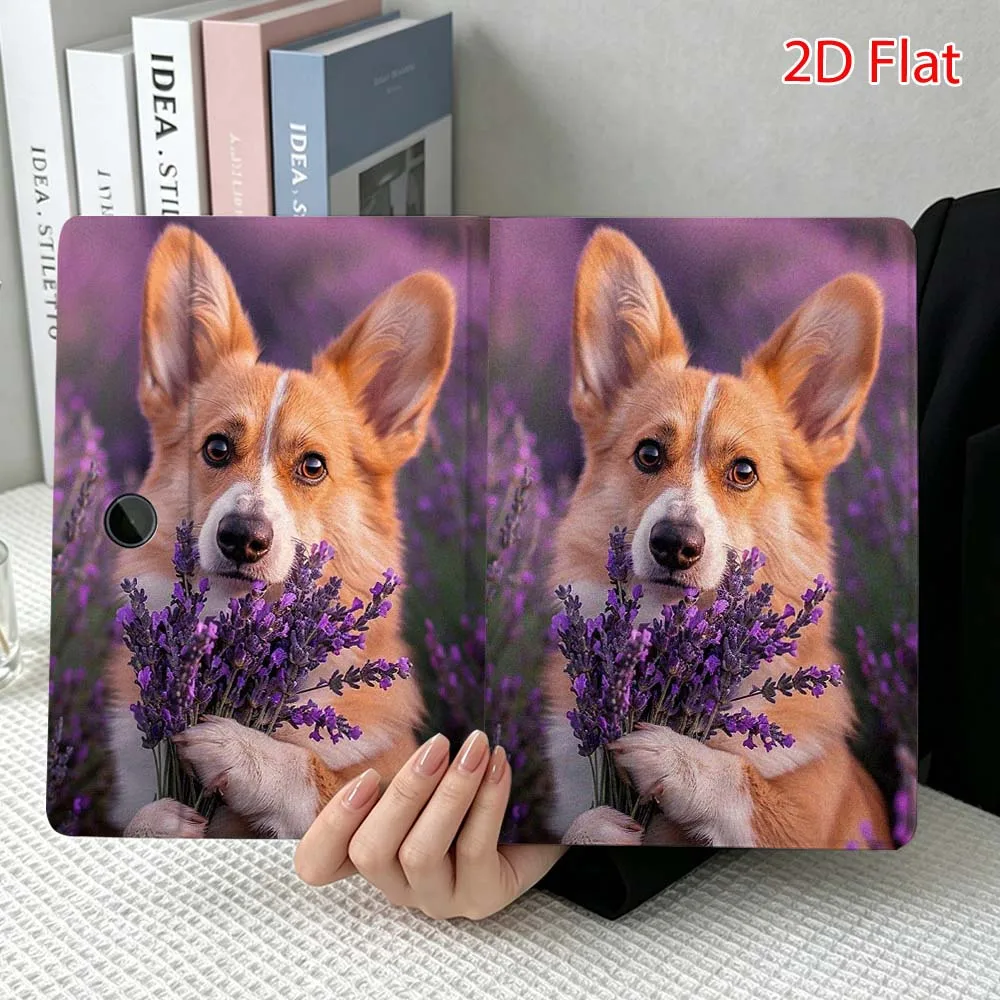 Corgi Art Pattern For OPPO VIVO IQOO OnePlus Realme Pad 3 Pro 13 12.1 11.4 11 inch Pen Tray Tablet Case Soft