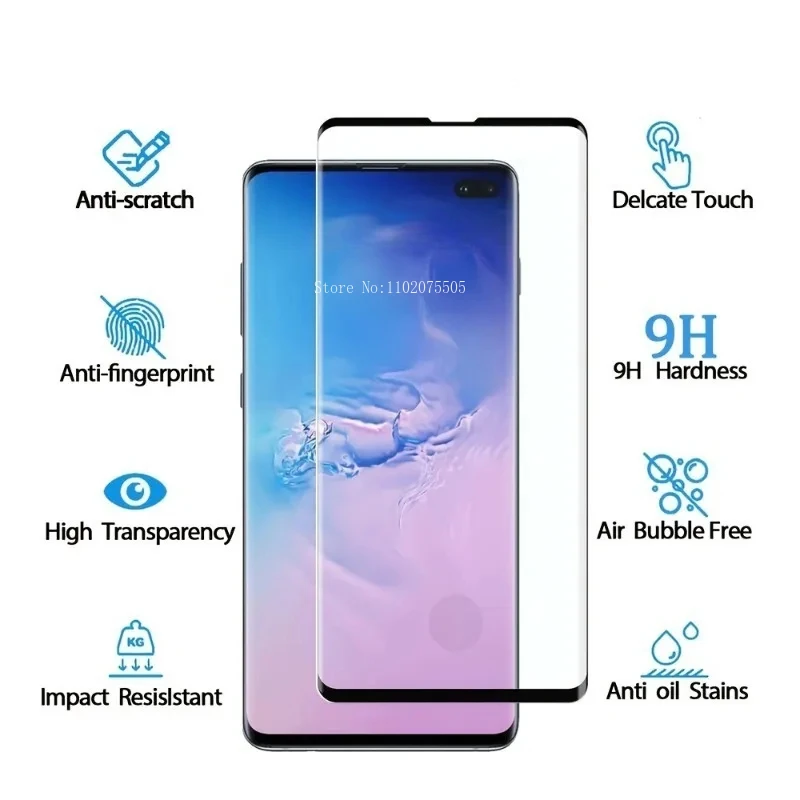 2Pcs HD Protective Glass For Samsung S23 S23+ S23 Ultra S22 S22+ S22 Ultra S21 Screen Protector For Samsung S21 S20 Plus Ultra image 4