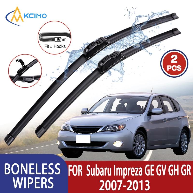 

Kcimo For Subaru Impreza GE GV GH GR - Car Wiper U-type Soft Rubber Boneless Wiper HD Quiet Durable Automotive Wiper 24"+16"