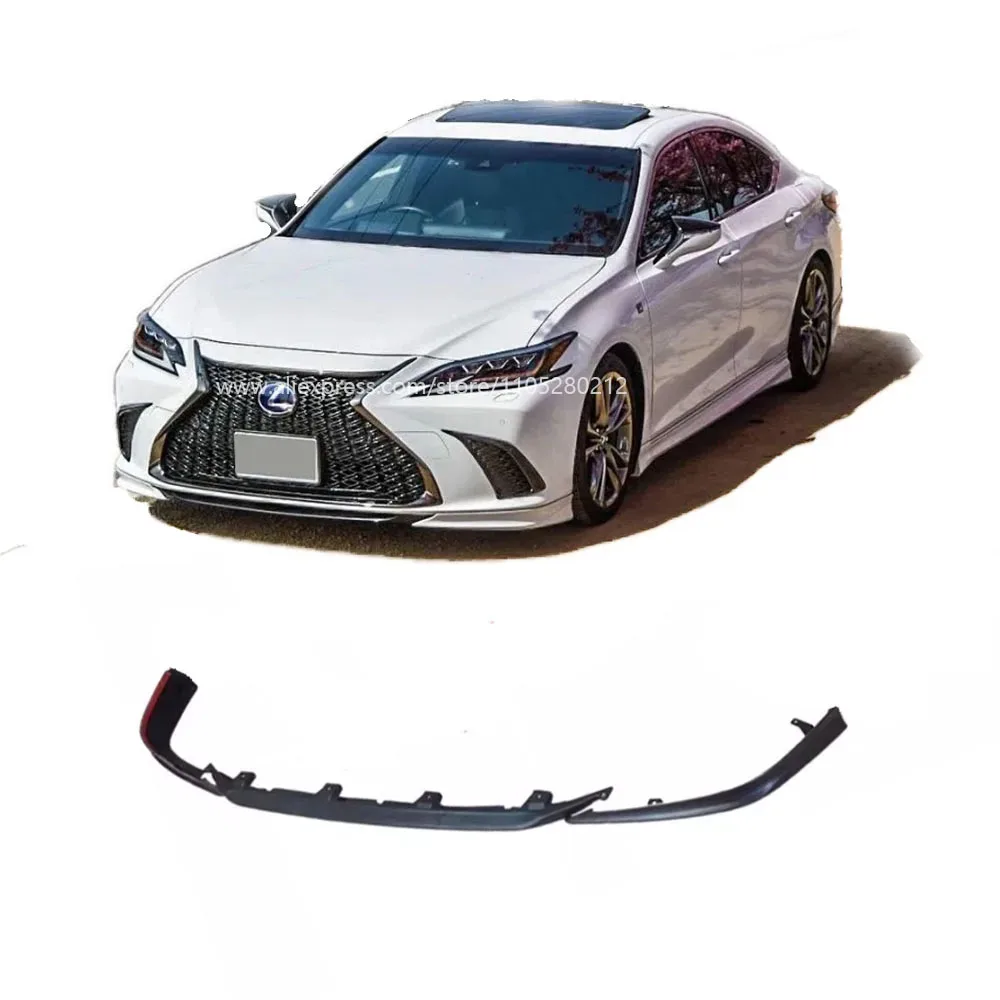 Compatible with 2018-2022 Lexus ES, three-piece front lip, sporty front bumper F-Sport style, modification kit, factory upgrade