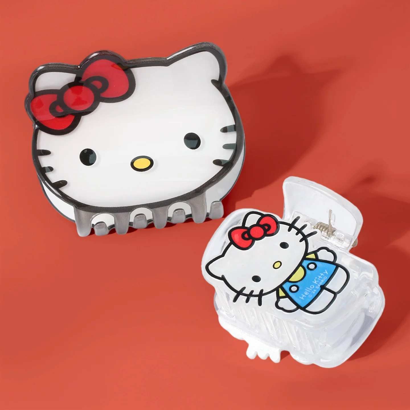1PC/2PCS Sanrio Hello Kitty themed hair claw, a multi-functional hair accessory hair claw