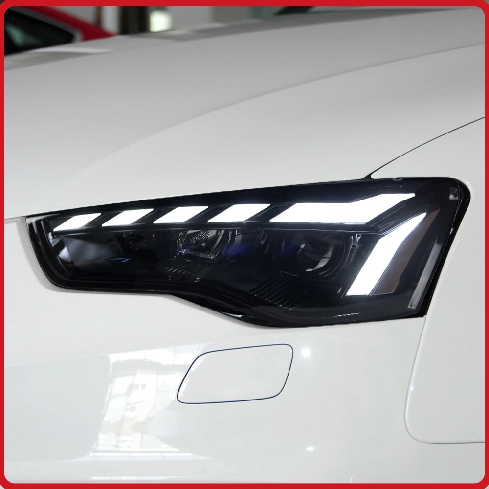 

Для Audi A5 B8 2008-2016: Комплект фар с LED-проекторами, линзами, аксессуарами, в стиле RS, с эффектом запуска и динамическим указателем поворота