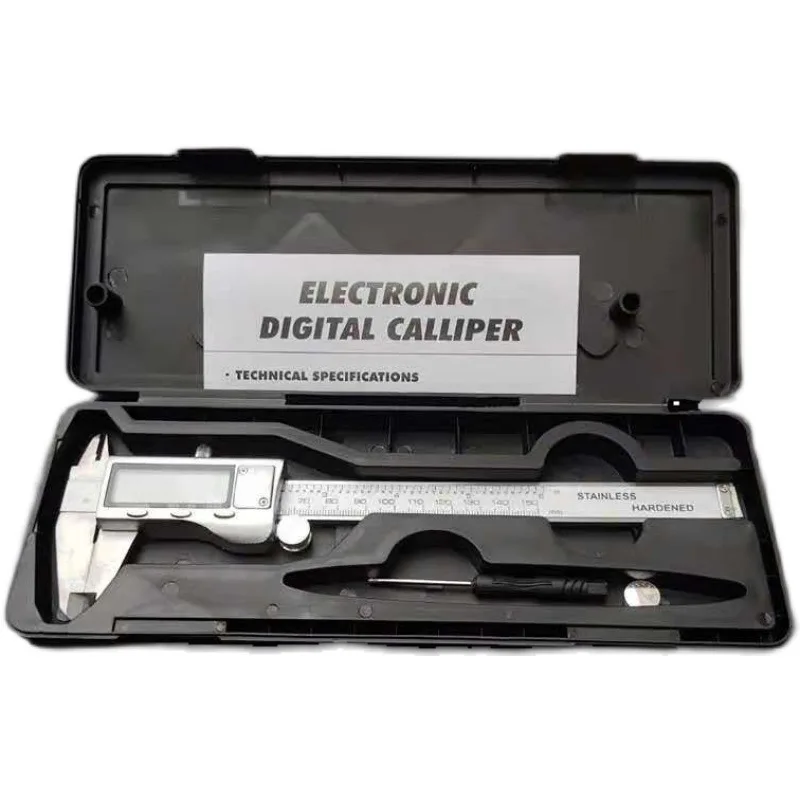 Big LCD Screen Whole Sale Stainless Steel Digital Vernier Caliper 150MM 200MM 300MM OEM