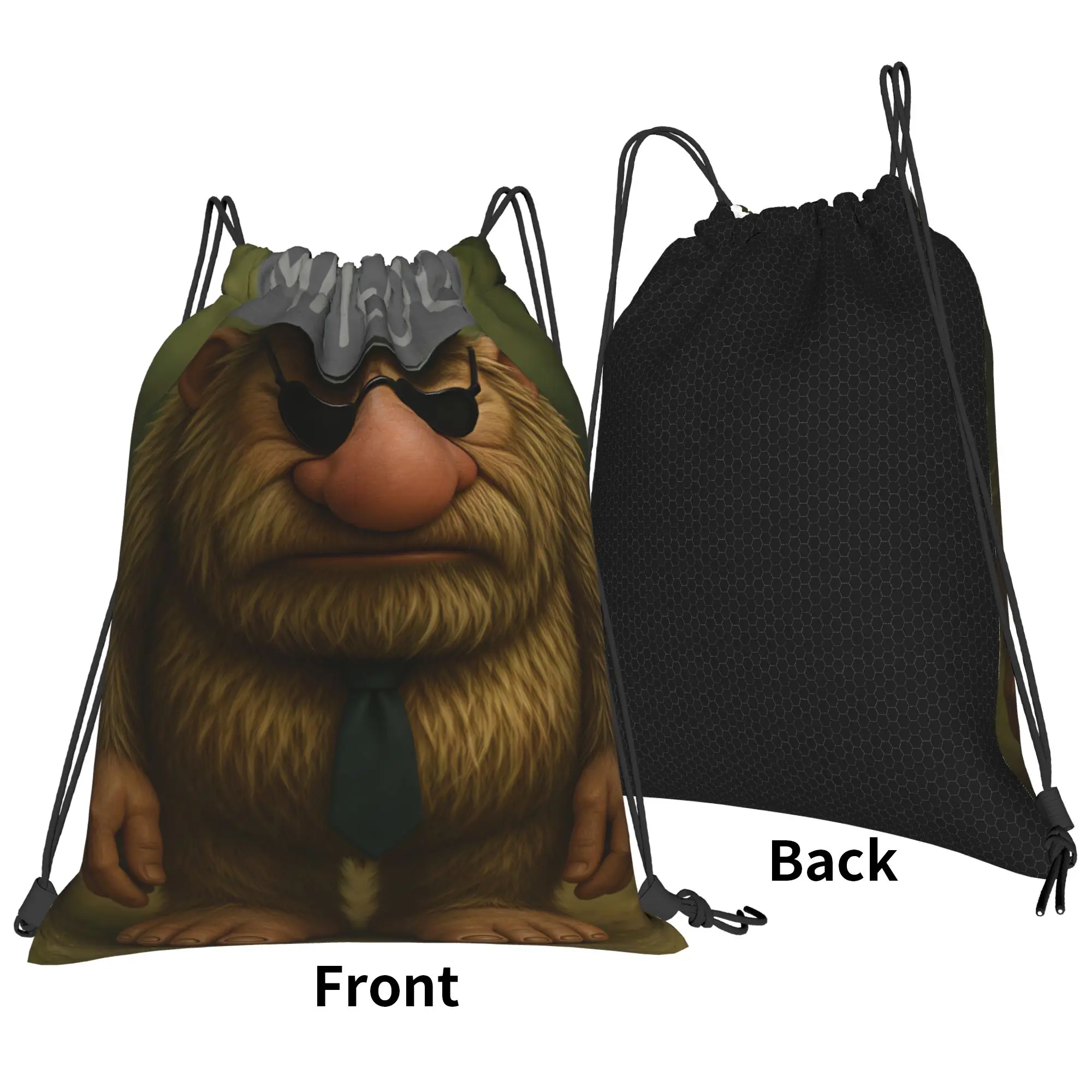Drawstring Bag Matteooo Italian Brainrot Meme Backpack  Foldable Foldable Sports Sackpack String Bags For Women