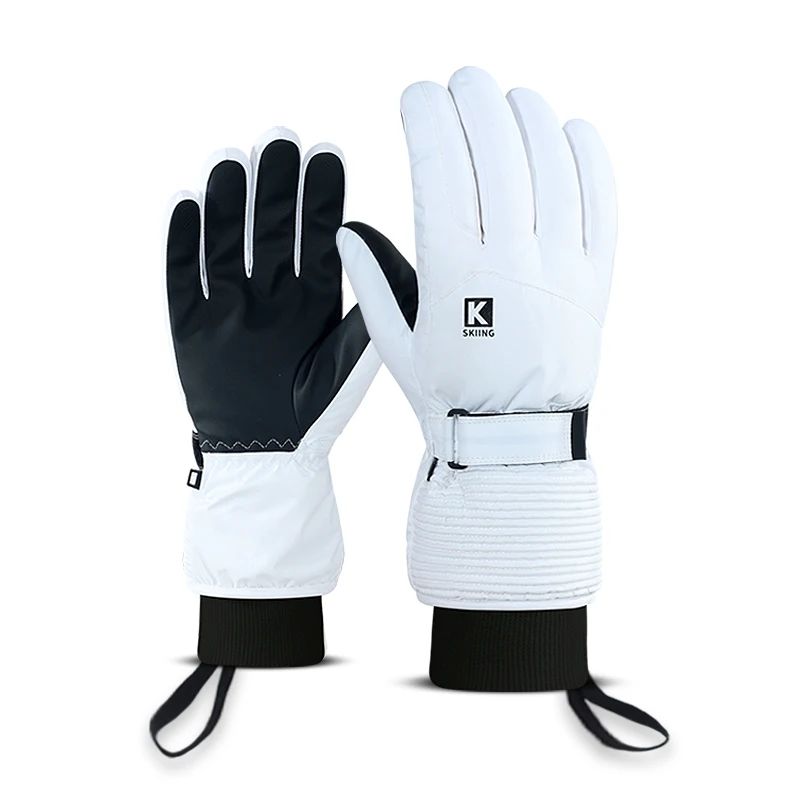 

Профессиональные лыжные перчатки с внутренней подкладкой для женщин и мужчин, одинарные и двойные доски, зимние, с толстой подкладкой, водонепроницаемые, теплые, защитные