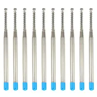 10pcs G2 Ballpoint Pen Refills 1mm Medium Point with Spring Universal Replacement Refills
