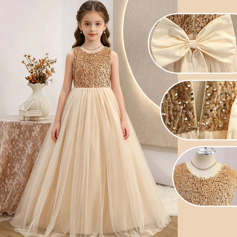 robe-de-soiree-simple-sans-manches-couleur-champagne-pour-filles-avec-tissu-en-resille-a-sequins-et-large-ourlet-robe-de-ceremonie-pour-enfants