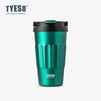 400/500ML Tyeso Vintage Coffee Mug Portable Steel Insulated Travel Cup Convenient Handheld 304 Stainless Thermos for On-the-Go