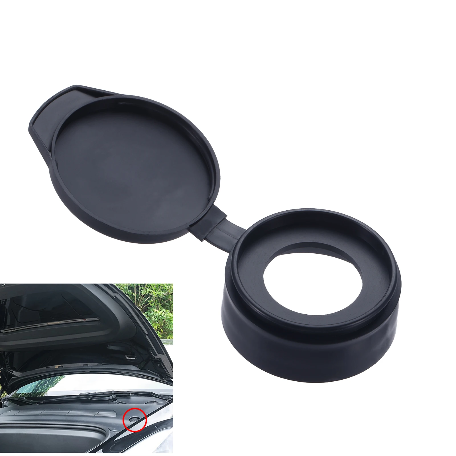 Auto Windshield Wiper Washer Tank Bottle Cover Fluid Reservoir Cap 1131028-00-A for Tesla Models 3/S/X/Y Modely Mdelx 2017-2020