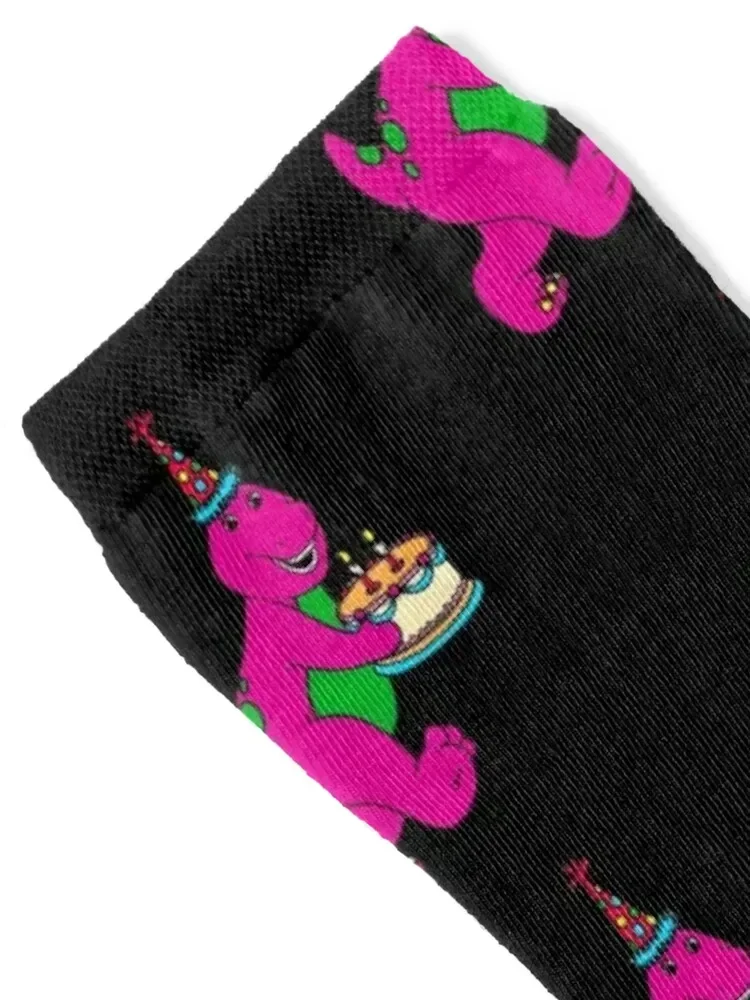 Barney (Barney & Friends) Socks Non-slip warm winter kawaii christmas gifts Men's Socks Women's