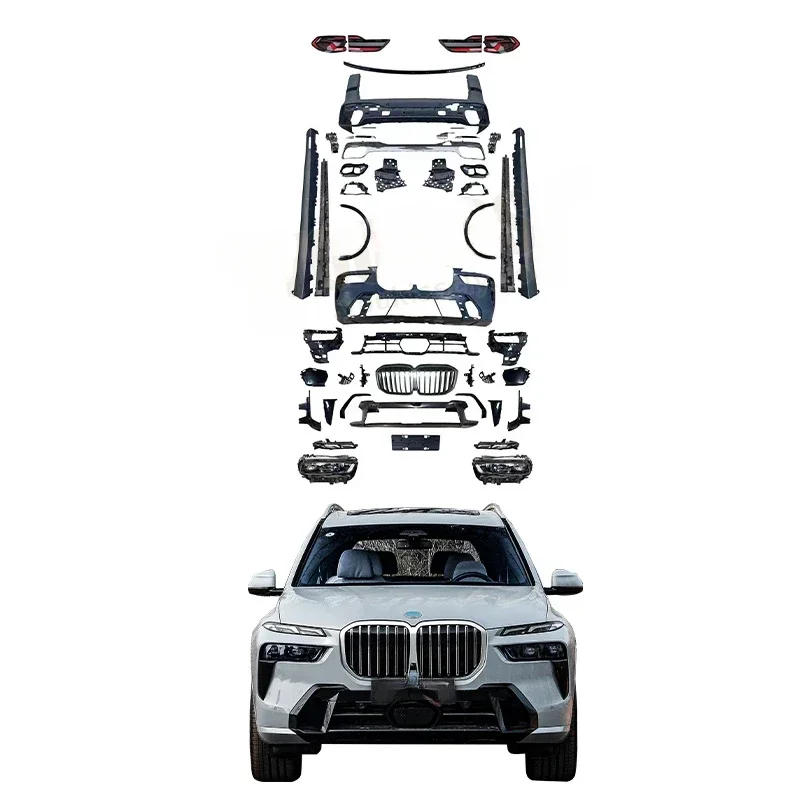 Upgrade X7 G07 LCI M Sport Car Body Kit For BMW X7 G07 2018-2022 Old To New Style Auto Parts Accessories