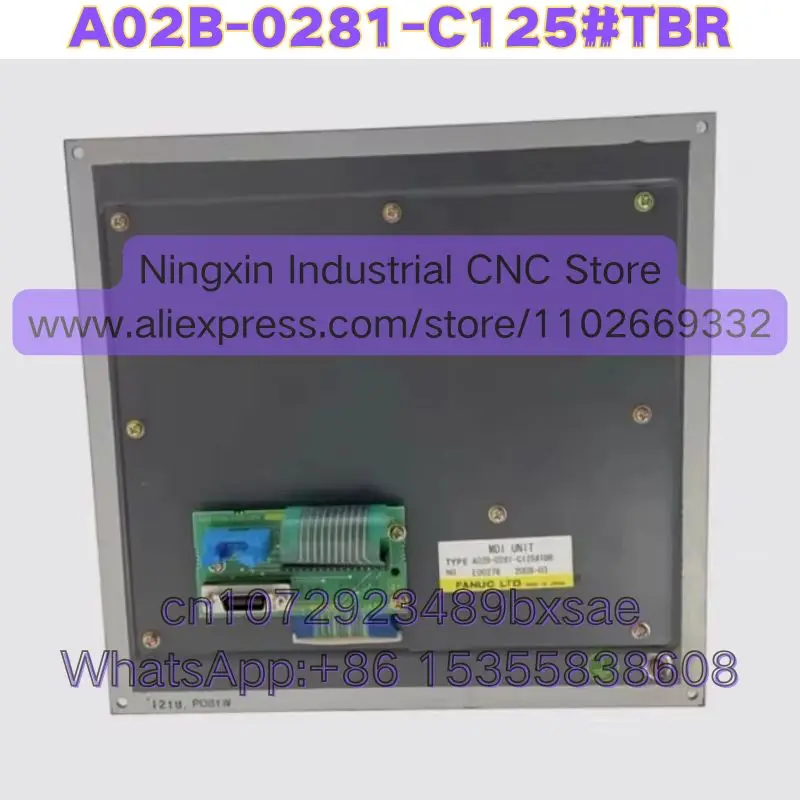 High-quality Goods Second-hand A02B-0281-C125#TBR A02B-0281-C125 Operation Panel Tested OK
