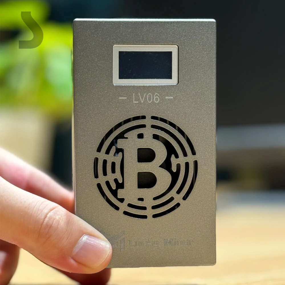 Bitcoin Miner Lucky Miner v6 ASIC Mining BTC BCH BSV DGB 500GH/S SHA256 bm1366 Solo Miner machine Crypto mining Lottery Device