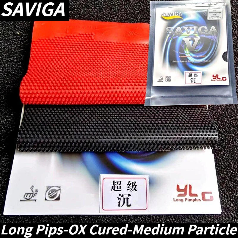 

Накладка для настольного тенниса SAVIGA OX Cured, с длинными шипами, средними частицами, супер-тренджа, без эластичности, для продвинутых игроков