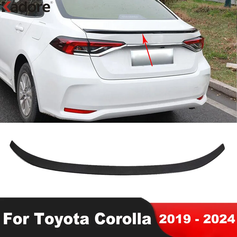 

Накладка на спойлер заднего багажника для Toyota Corolla седан 2019-2024: Аксессуары для крышки багажника, накладка на багажник, декоративная полоса