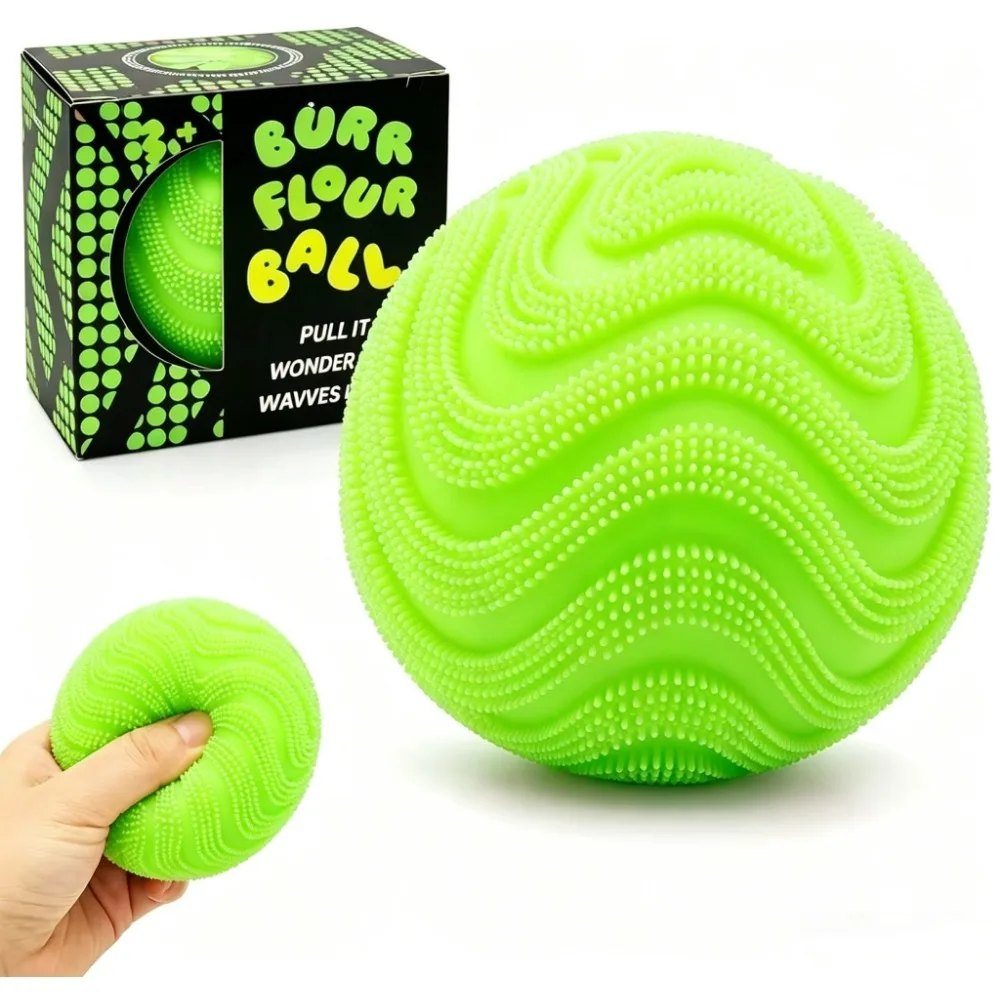 Fuzz Ball Squishy Stress Ball, Soft Fidget Squishy Fuzz Squeeze Ball for Adults,Anxiety Stress Relief Toys, Party Favors Gift for Adults, Fun Christmas Gift, Party Favors Gifts, Prizes for Students