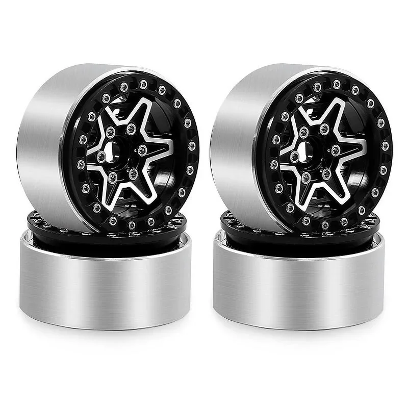 

1.9-inch Metal Beadlock Wheels for 1/10 RC Crawler SCX10 SCX10 II 90046 SCX10 III AXI03007 TRX4 RC Crawler Car