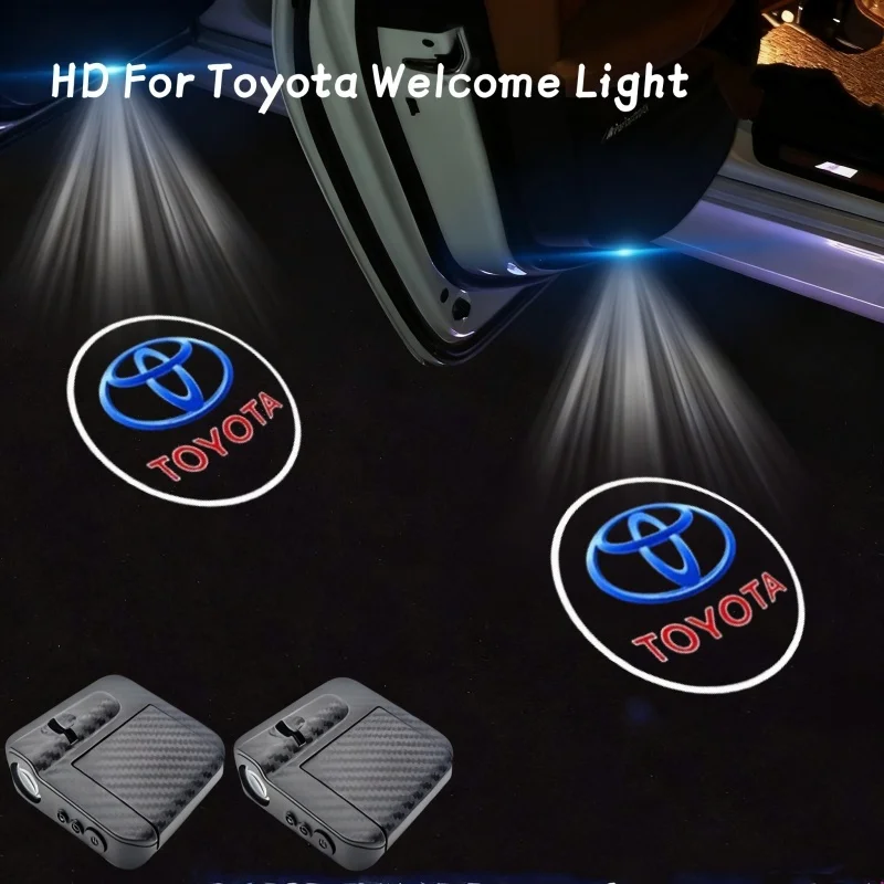 

High Quality Led Car Door Logo Ghost Shadow Light Welcome Lamp For Toyota Corolla Yaris Aygo Prius Camry GR 4Runner Decor