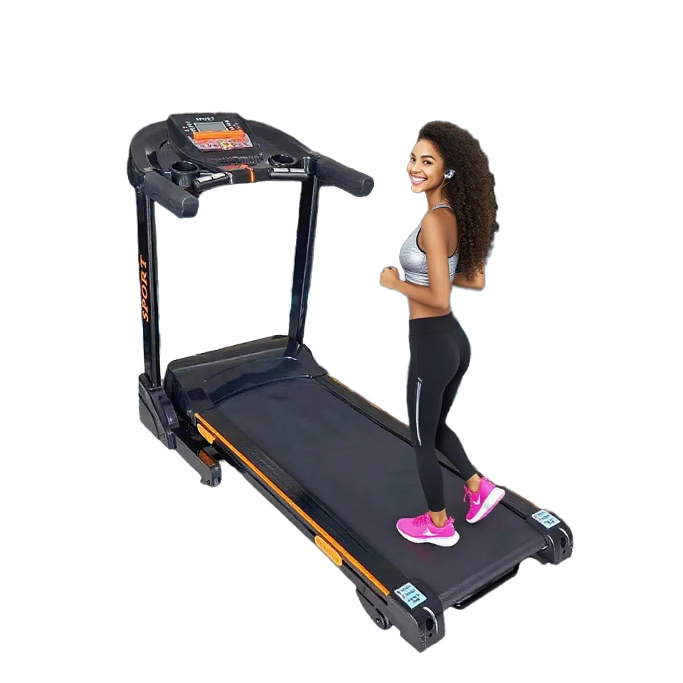 

Портативная беговая дорожка по оптовой цене, складная, компактная конструкция для домашних кардиотренировок, легкий тренажер для бега