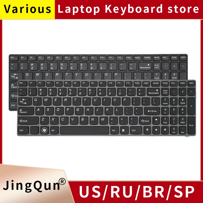 Neue us russische tastatur für lenovo y570 y570n y570i y570d y570i7 y570nt y570a y570p laptop 25011741 25011801