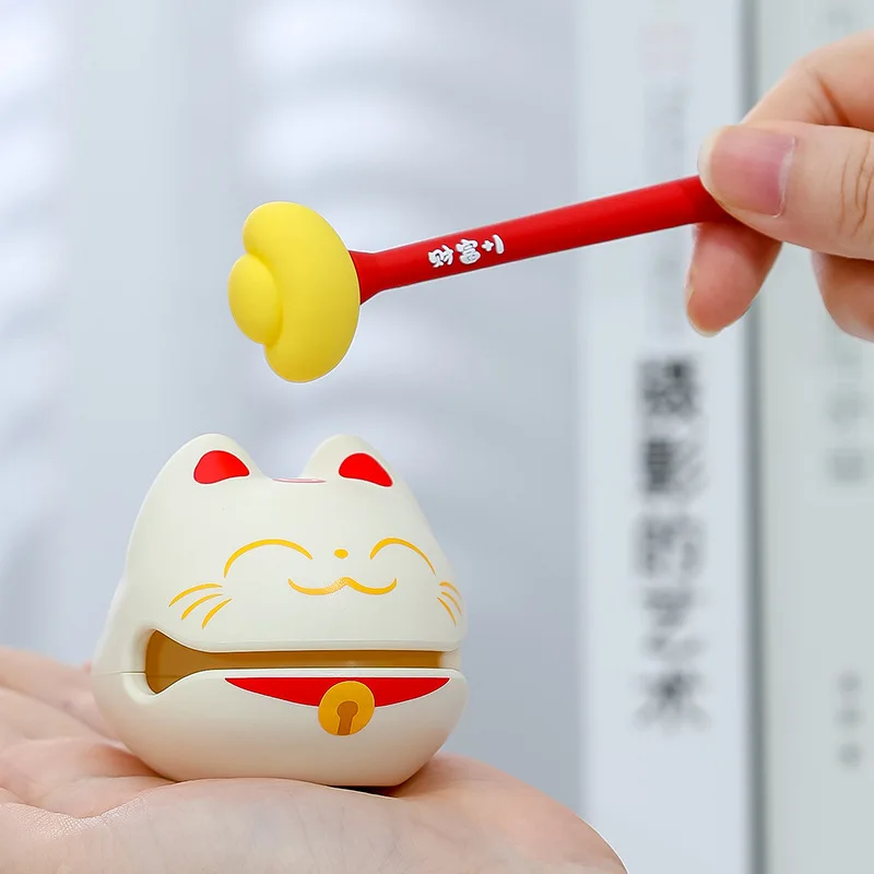 Office Quiet Decompression Tapping Small Wooden Fish Desktop Ornaments Creative Leisure Small Items Wealth Public Morality
