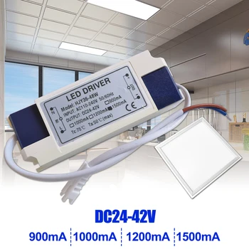 110V 220V 36W 40W 45W 48W LED Driver DC24-42V 900mA 1000mA 1200mA 1500mA Flikkervrije Voeding Externe Verlichting Transformator