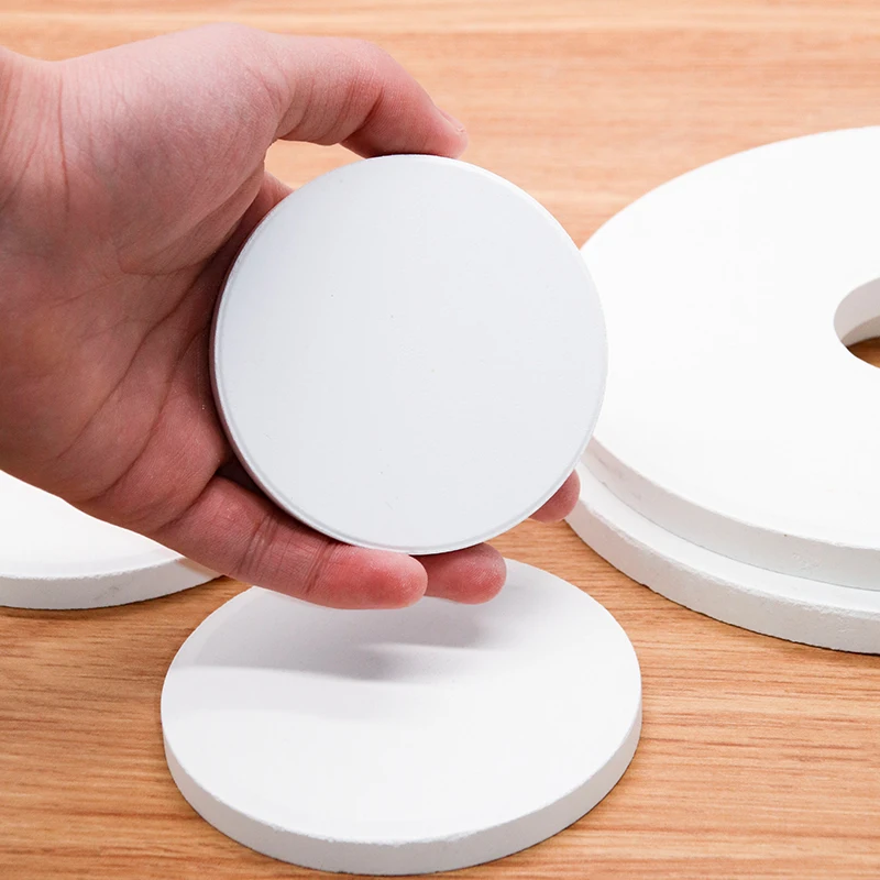 Alumina Gasket Ceramic Kiln High Temperature Resistant Round Pad Ceramic Studio Supplies Anti-Stick Kiln Isolation Gasket