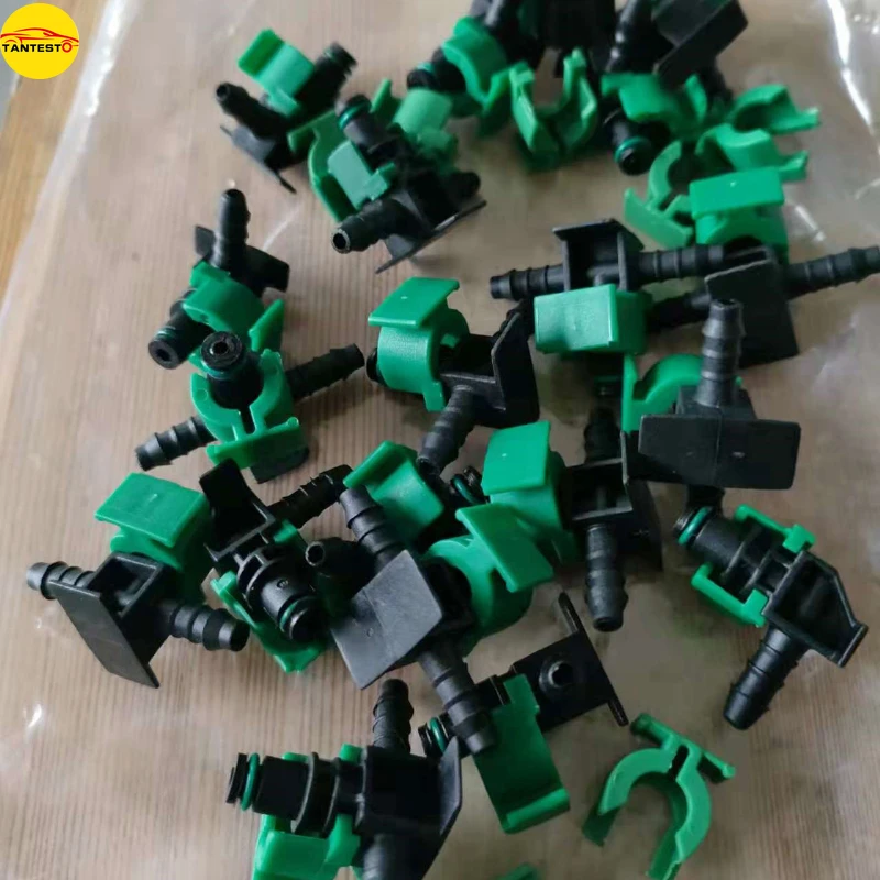 For JIANGZHONG QUANSHUN Fuel Injector Return Fitting 2-way 3-way Connector Joints Clips