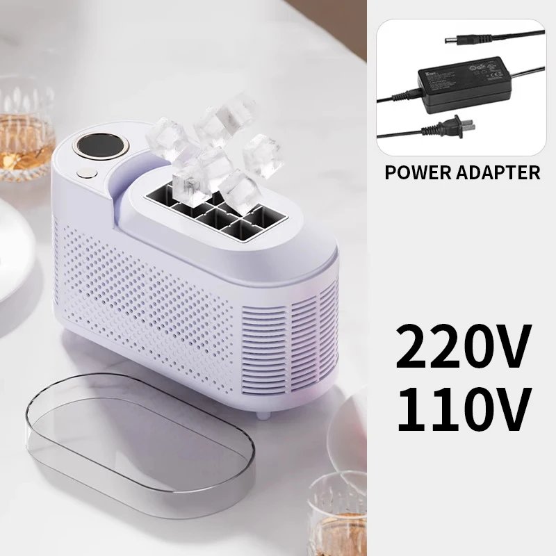 110 فولت/220 فولت/12 فولت المحمولة صانع الثلج الصغيرة صغيرة المنزل عنبر مكتب التخييم 12 فولت سيارة مكعب الجليد التلقائي صندوق صنع الثلج آلة صنع الثلج
