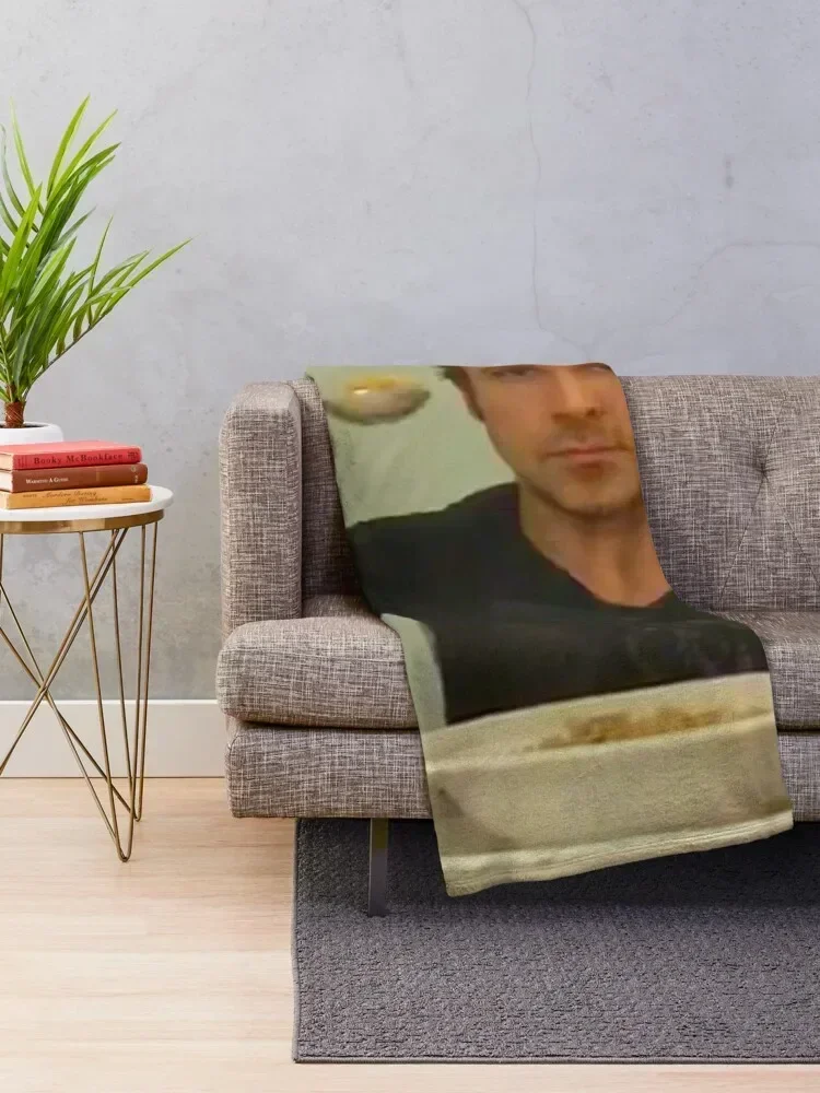 ryan gosling eats his cereal Throw Blanket Plaid Soft Beds manga Blankets