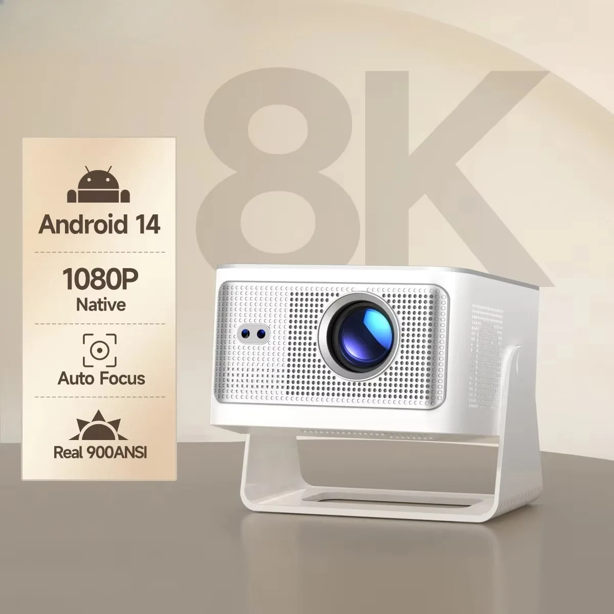 Hot Sale New Selling HY350Max Magcubic  14 Projector Auto Focus Support 8K Native  Projector