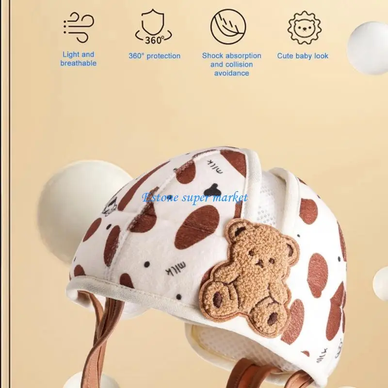 

090B Infant Anti Fall Hat for Baby Learning to Walk Lightweight and Comfortable Toddler Head Protections Hat Safety Caps
