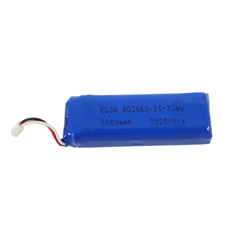 10PCS 802060 3.7V 1100mAh Battery Cells for MP3 GPS DVD Video Game PAD E-books Tablet PC Laptop