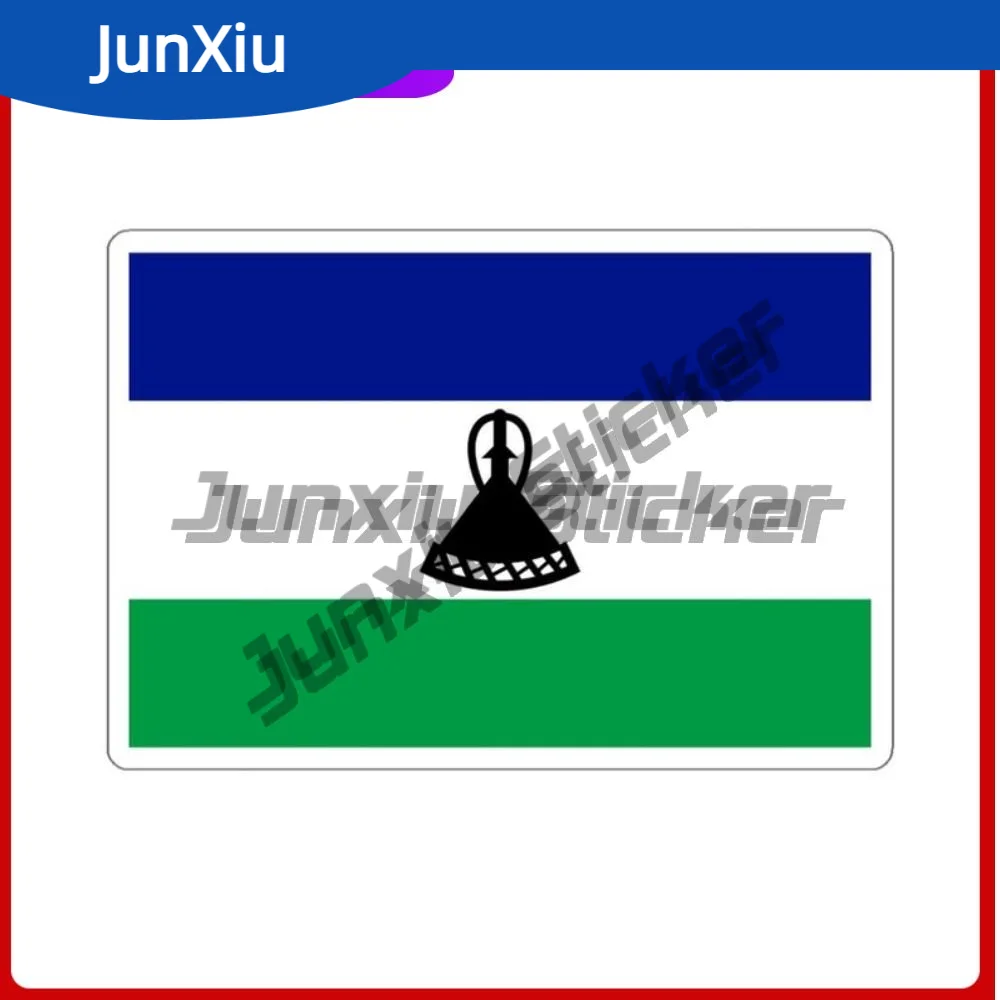

Lesotho Flag Travel Stickers Decor Suv Window Motorcycle Bumper Truck Pickup Scrapbooking Cover Scratches Stickers Accessories