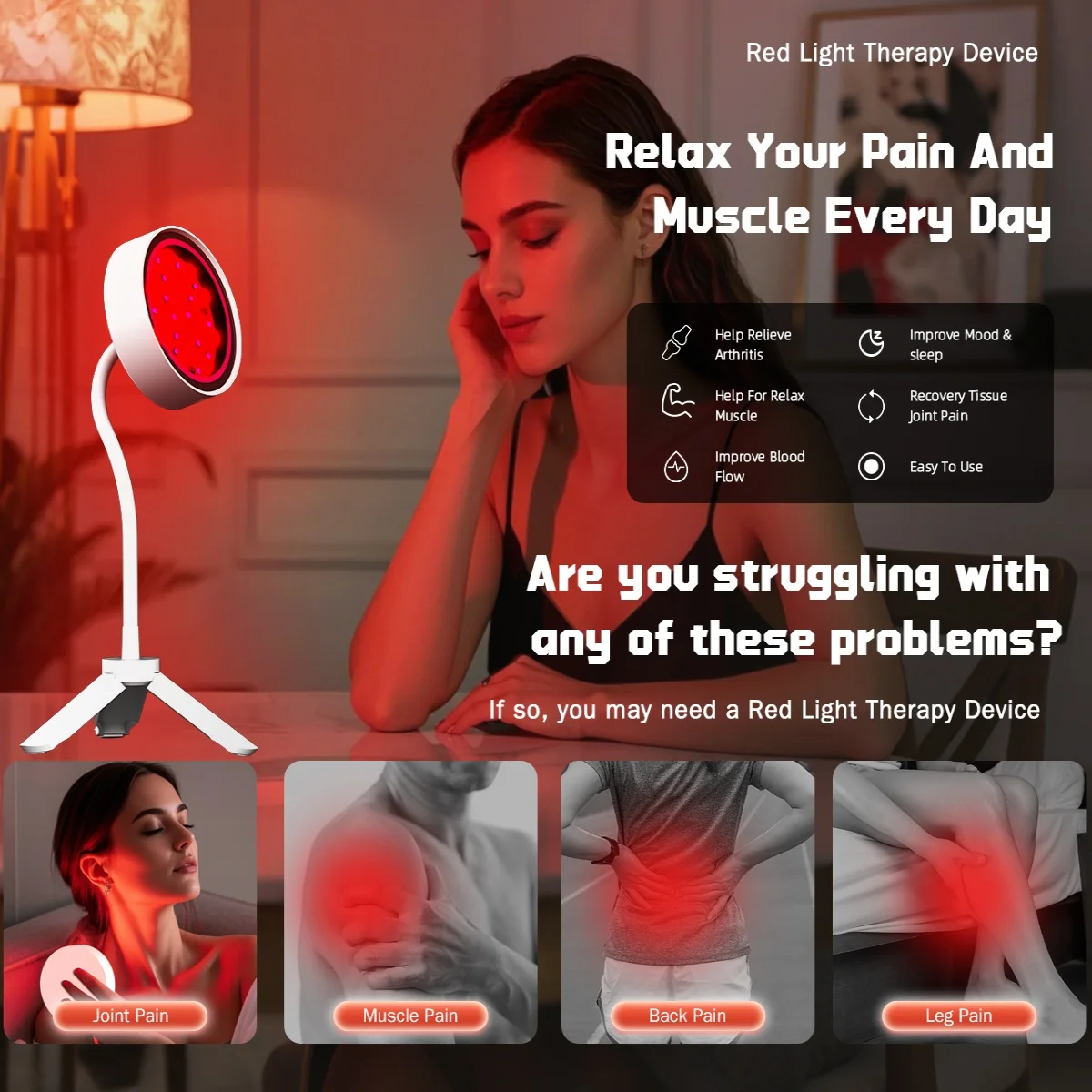 LED مصباح لوحة العلاج بالضوء الأحمر للوجه مكافحة الشيخوخة العناية بالبشرة الجمال 40/75/150 المزدوج رقاقة المصابيح أدوات العلاج لتخفيف آلام الجسم