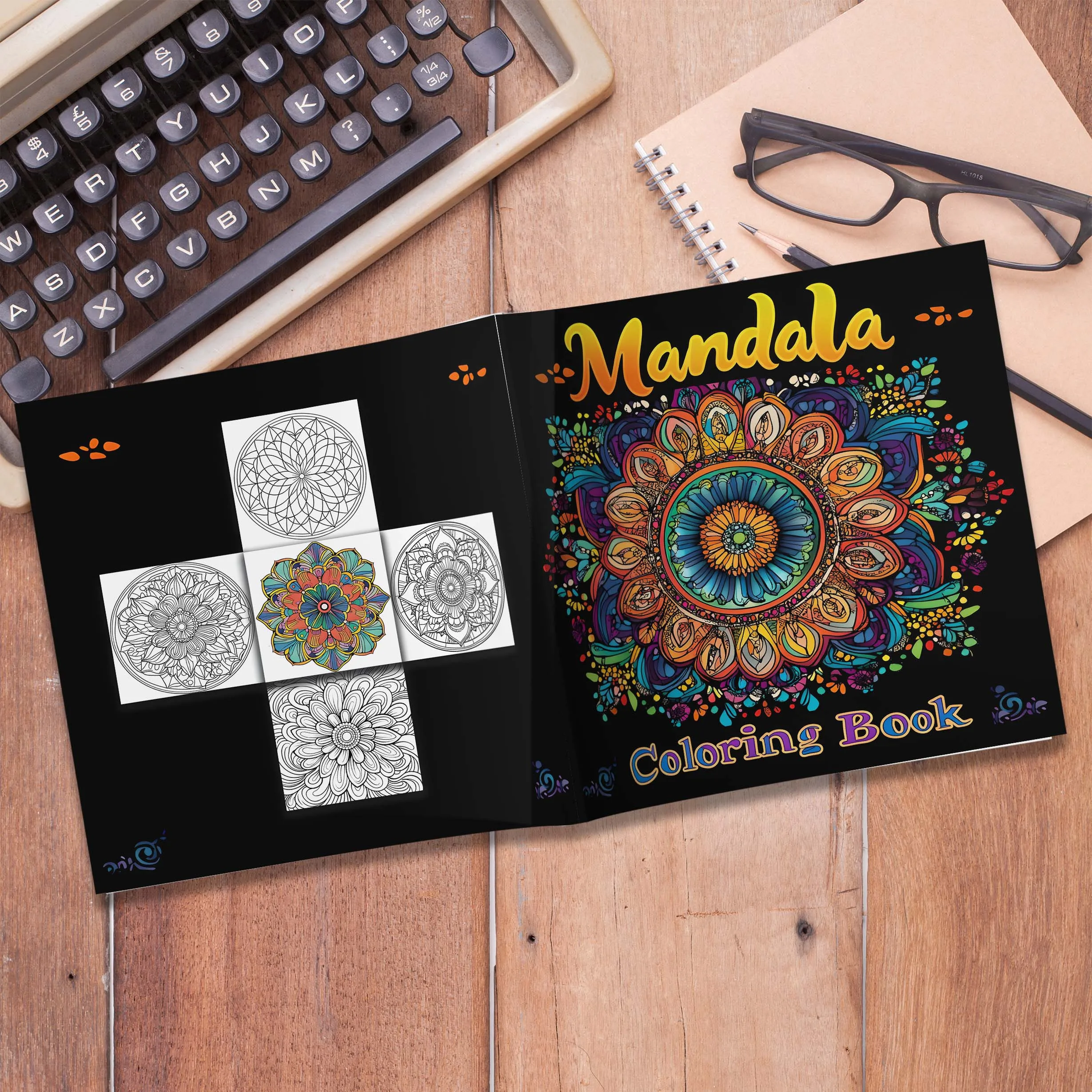 Mandala Coloring Book for Adults Stress Relief Adult Picture Book for Creative Color Practice for Party and Birthday Gifts