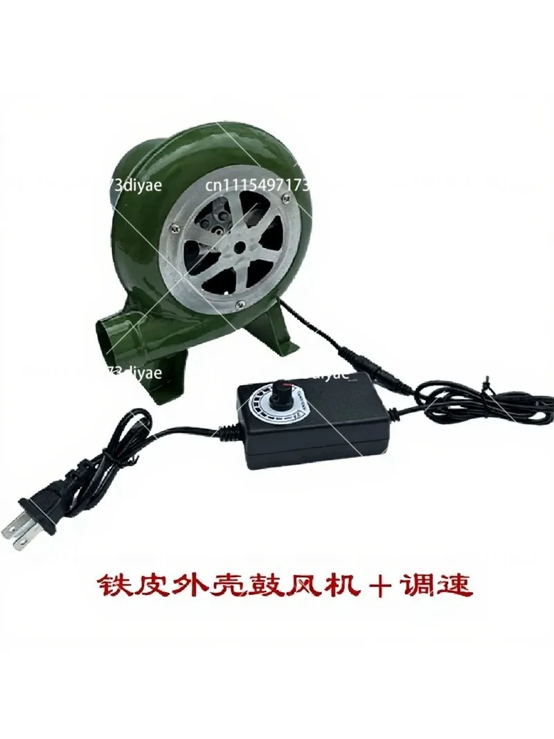 30/40/60/80W Electric Hair Dryer Barbecue Fan AC/DC 12V Portable Forging Fan with Speed Adapter