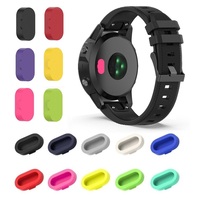 10pcs/Lot Silicone Dustproof Protective Plugs Caps For Garmin Swim 2 Instinct 2/2S Enduro Venu Smart Watch Anti-Dust Protectors