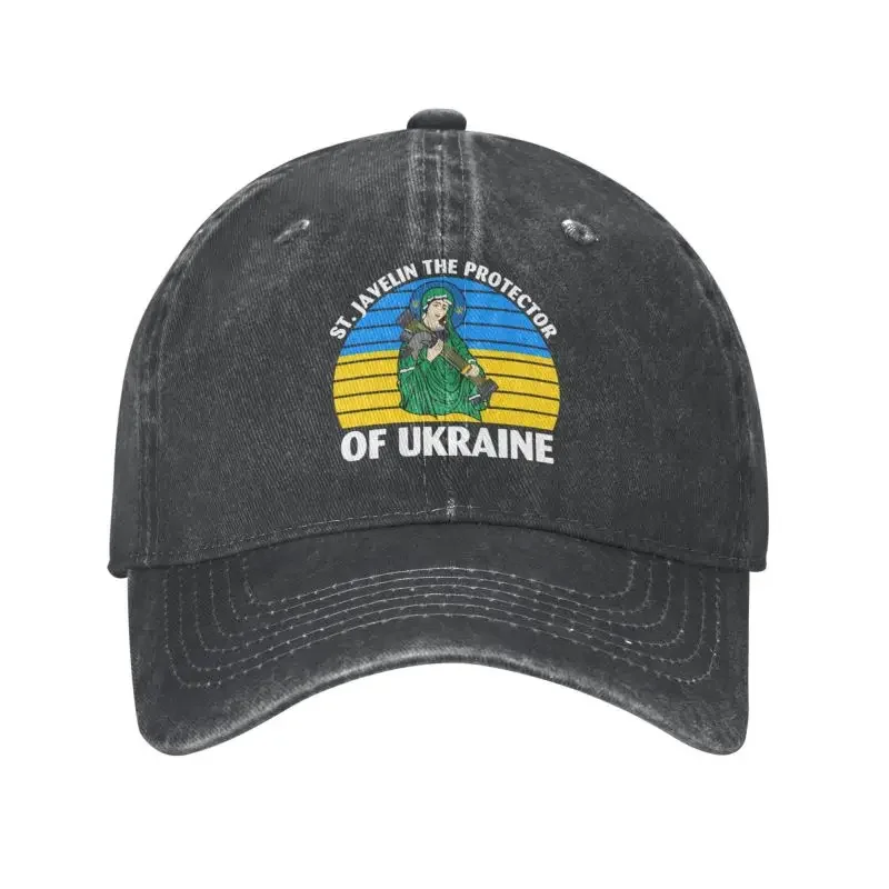 Fashion Cotton Saint Javelin The Protector Of Ukraine Baseball Cap Personalized Adjustable Adult Ukrainian Flag Dad Hat Summer