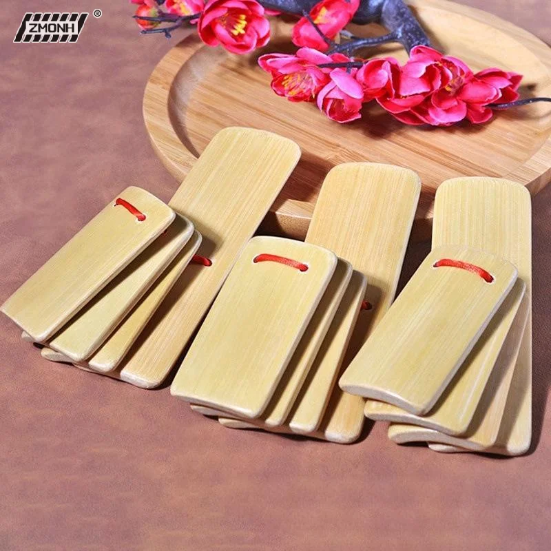 Kids Natural Bamboo Small Clapper  Educational Percussion Toy for Stage Performance Chinese Storytelling Prop
