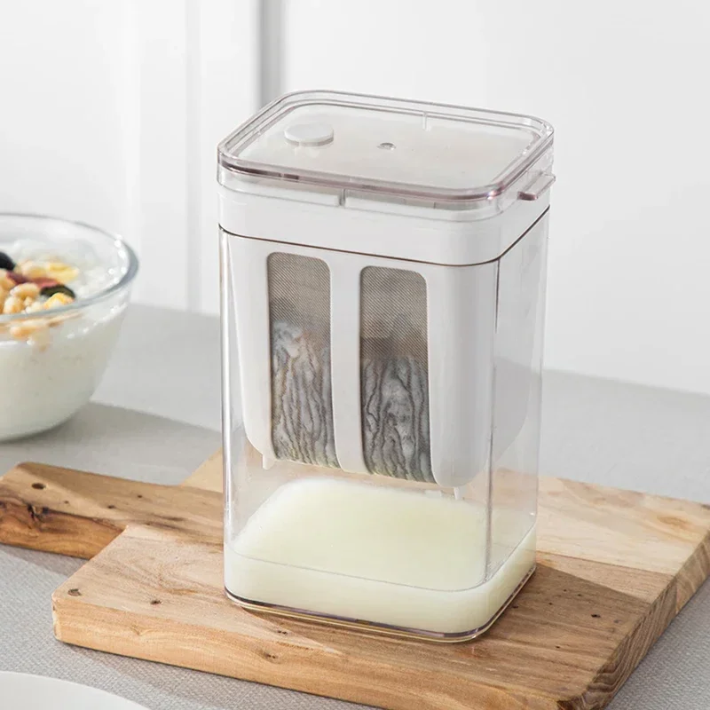

Greek Yogurt Maker Yogurt Filter Stainless Steel Strainer Whey Separation Tools Cheese Moisture Seperator Kitchen Accessories