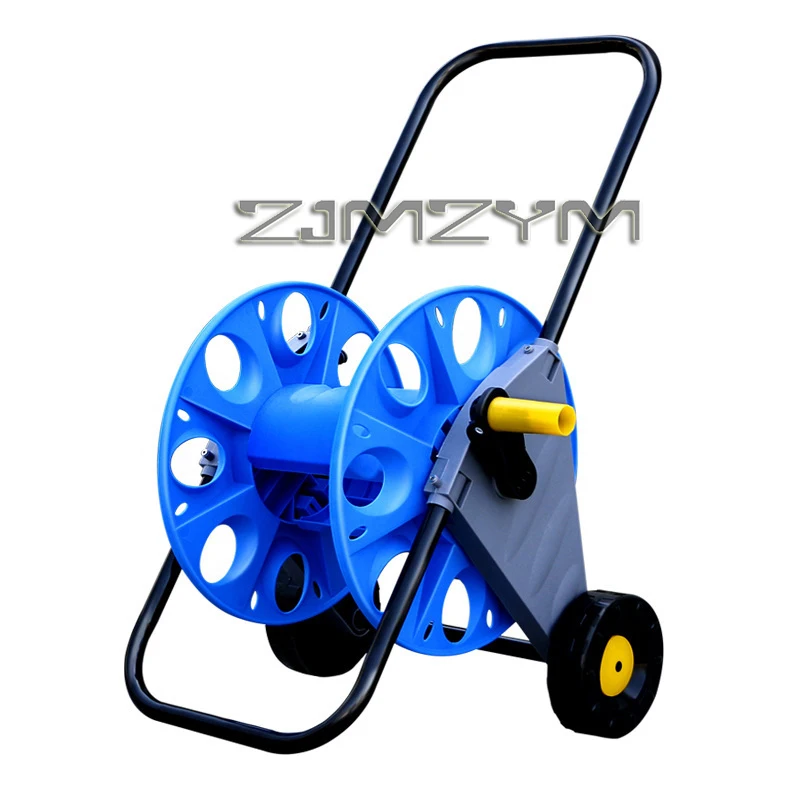 New Garden Hose Reel Cart Portable Hand‑Push Water Pipe Storage Rack Organizer with Wheels For Garden Accessory