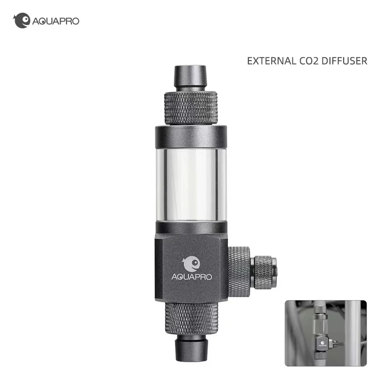 AQUAPRO External CO2 Atomizer Diffuser Sprayer Aquarium Fish Tanks Akvarium Filter Bucket Accessories Supplies Carbon Dioxide - view 5