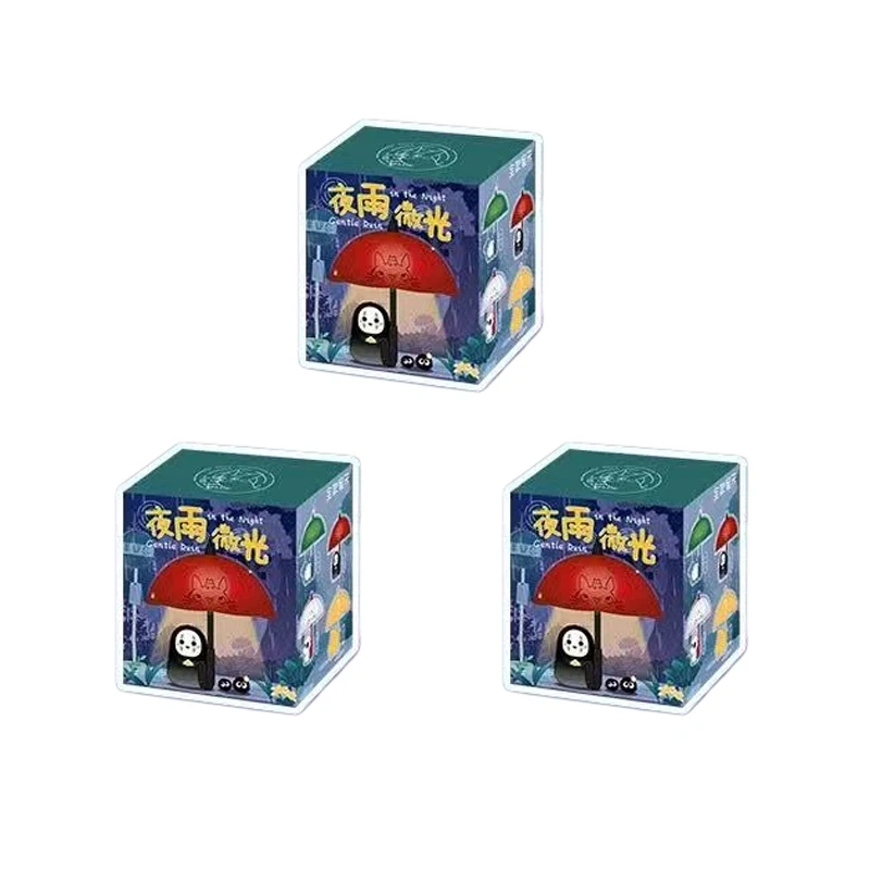 【Auf Lager】Original Hayao Miyazaki Gentle Rain Glow Magnetisches Nachtlicht Blind Box Anime Klassische Figur Puppe Souvenir Spielzeug Geschenk