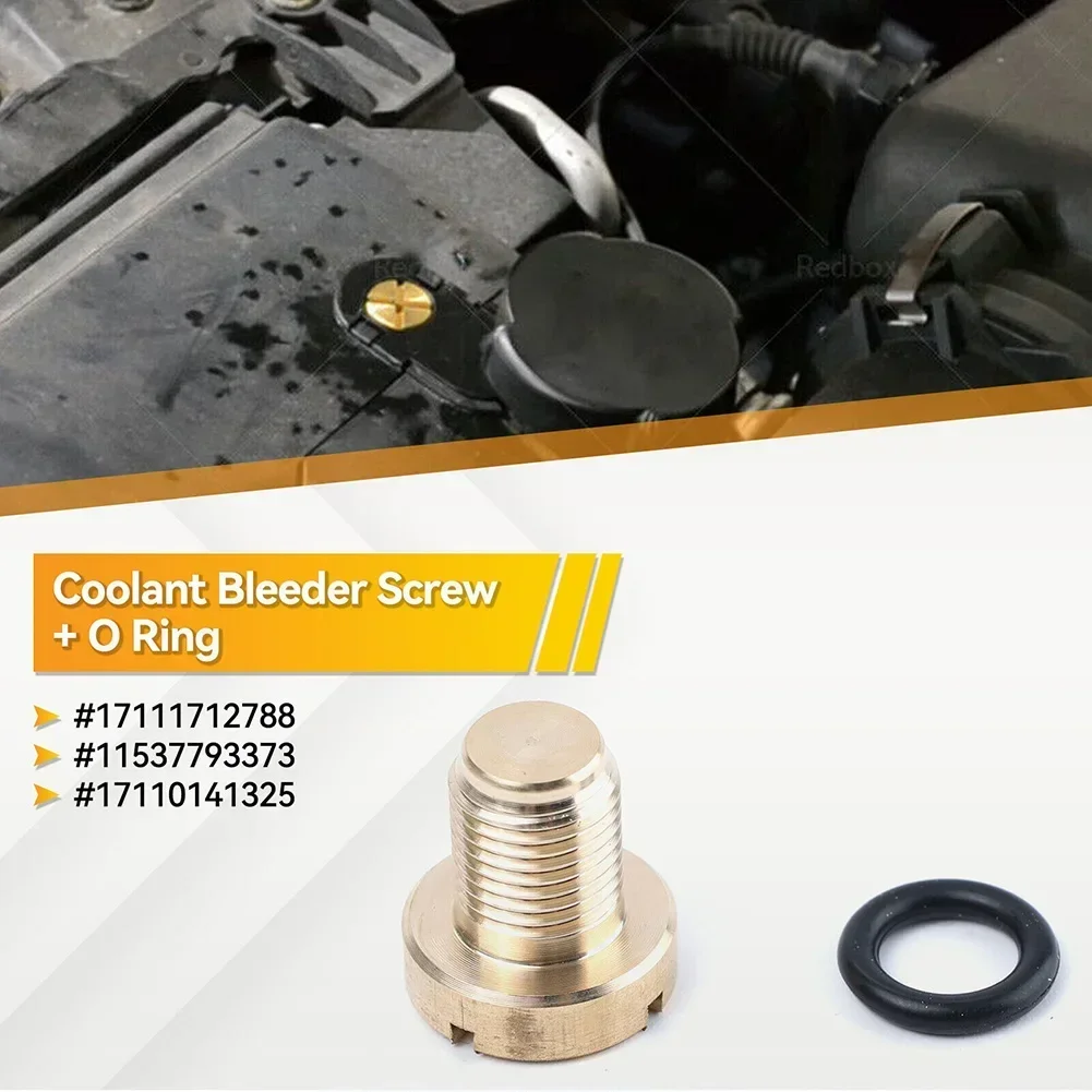 0 0 0 0 0 0 2pcs Coolant Radiator Screw For BMW E36 E46 E39 E90 17111712788 Vent Bleeder Bleed Coolant Radiator Brass