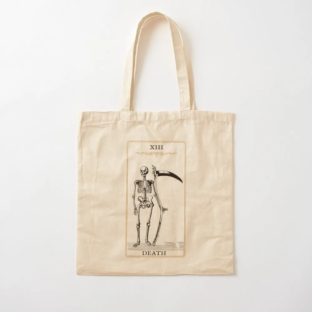 

Death Tarot Card, Skeleton Tarot, Major Arcana Tote Bag Portable shopping bag ecological bags