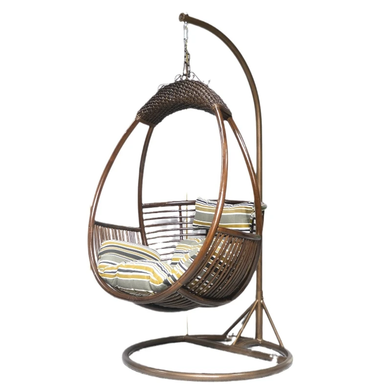 

Natural rattan hanging basket rattan chair, hanging chair indoor household hammock