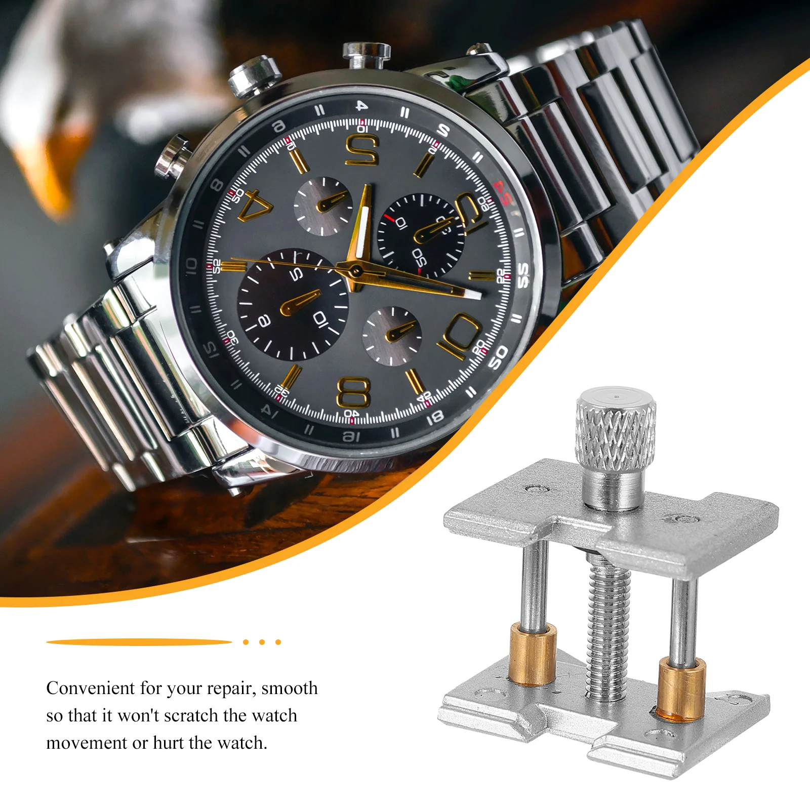 

2Pcs Professional Watch Repair Base Compact Size Durable Fixing Support Watch Fixing Base Movement Holder Repairing Holder